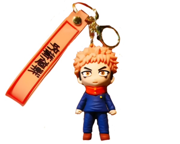 Itadori Large Rubber Keychain
