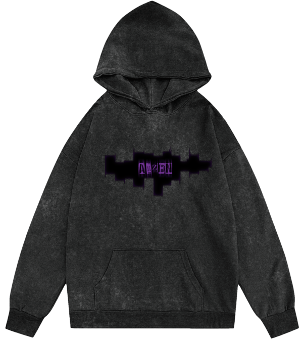 The PLAN: Aizen Stone Washed/Black Hoodie - Image 2