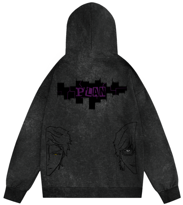 The PLAN: Aizen Stone Washed/Black Hoodie