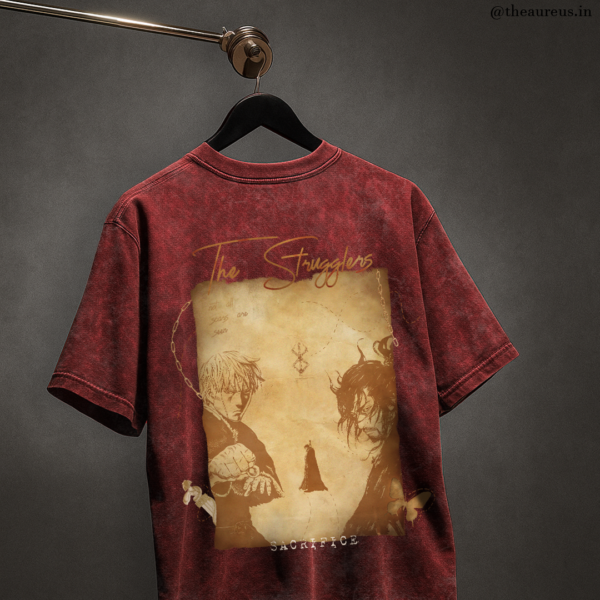 The Strugglers – Oversized Acid-Washed Tee - Image 4